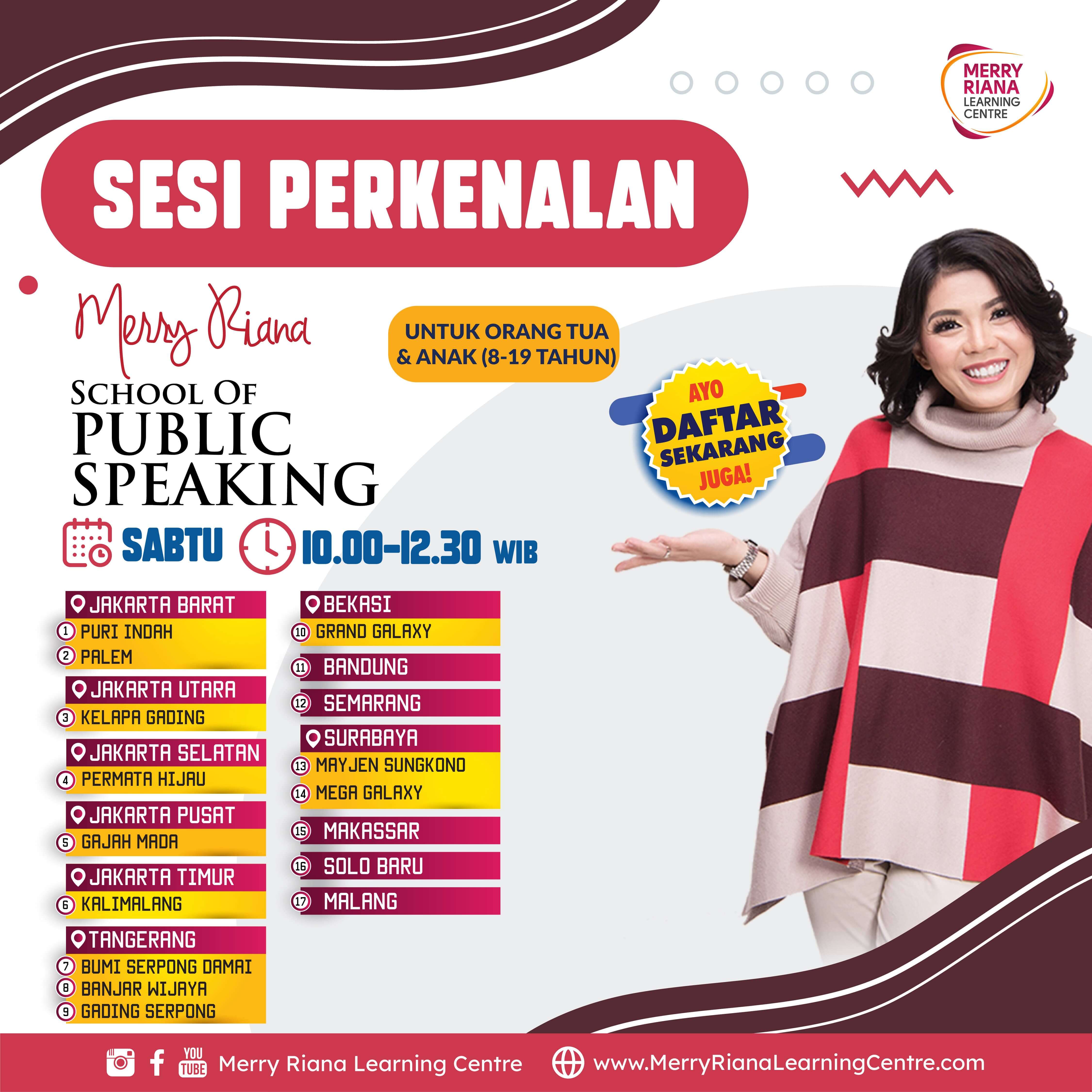 Poster Public Speaking